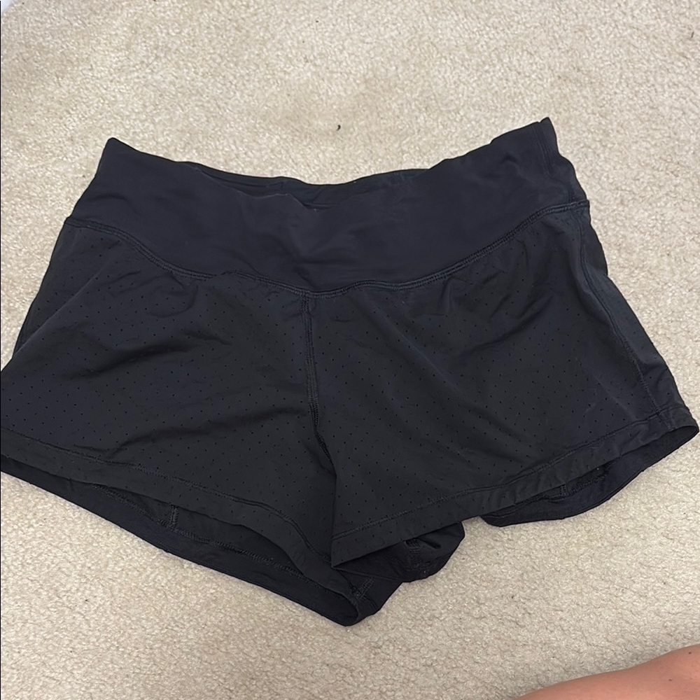 Women's Black Athletic Shorts